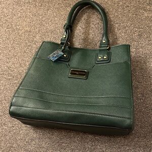 Christian Lacroix Forest Green Satchel